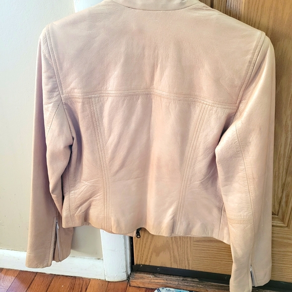 Genuine leather moto jacket - Picture 4 of 9